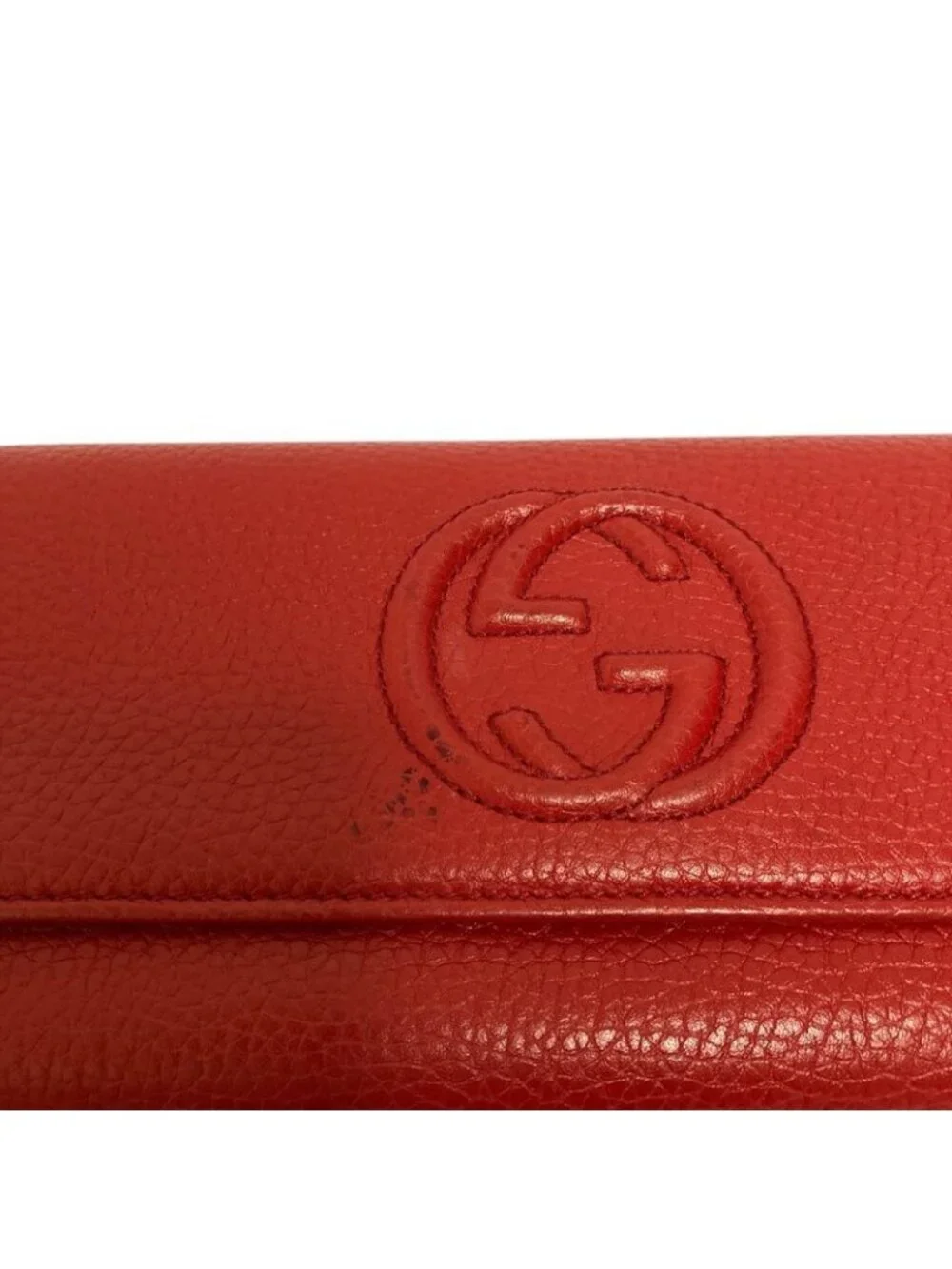 Gucci Soho Leather Wallet Red - Picture 12 of 15